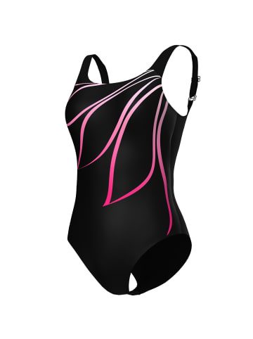 Giorgia Squared einteiler Schwimmanzug mit C-Cup in schwarz