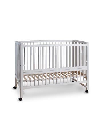 tiSsi® XXL Anstell- / Beistellbett  HAJO Buche WEISS  124x64 cm