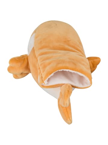 Handpuppe Clownfisch in dunkelgelb