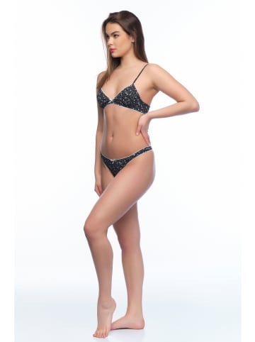 Unterwäsche-Set "Cotton Enjoy" BH und String in schwarz