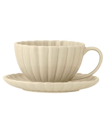 Tasse mit Untertasse LATINA Natur