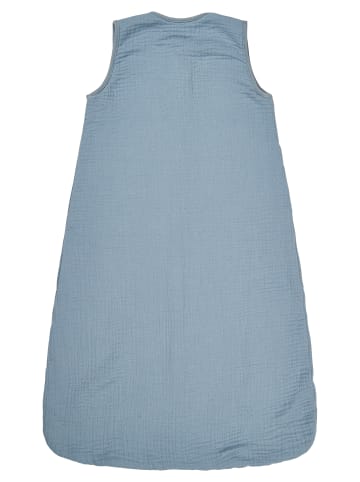 Musselin-Schlafsack 90cm DINO Rexi in helles blau