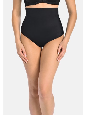Schlankmachender hohe Taille brasilianischer Slip Shape brazilians in schwarz