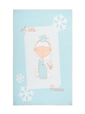 Flachgewebe Teppich Bambi 125 in Mint