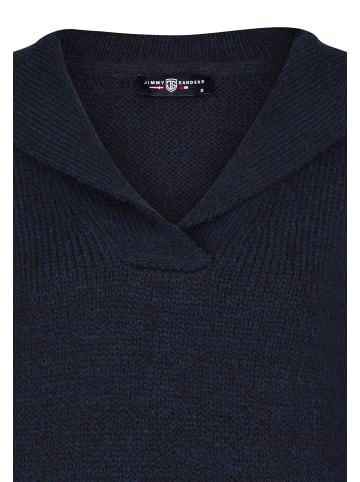 Pullover Mit Schalkragen in navy