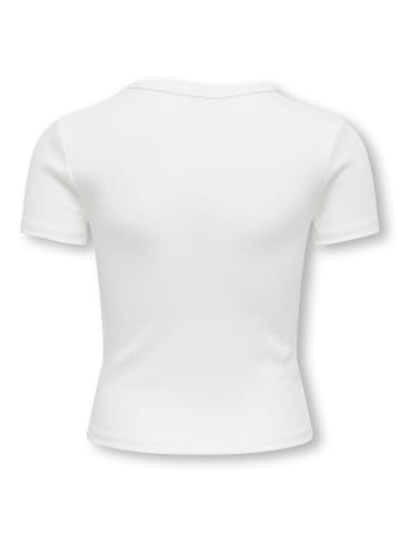 Kurzarm T-Shirt KOGELVA Basic in cloud dancer