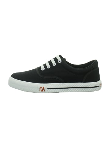 Sportliche Schnürschuhe in Schwarz