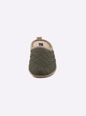 Pantoffel in khaki