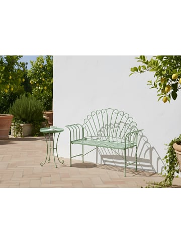 Gartenbank CAVINIA in Grün - (W) 125 x (H) 97 x (L) 46 cm