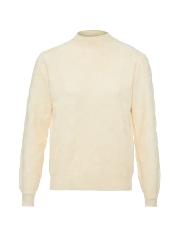 Damen Strickpullover in Wollweiss