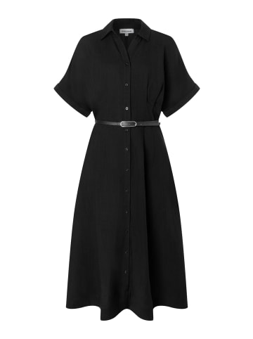 weites, lockeres Hemdblusenkleid in black