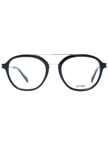 Unisex Optische Fassungen Rund Schwarz