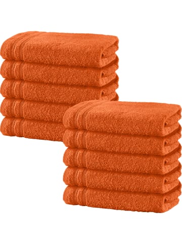 Duschtuch 10er-Pack Heidelberg in orange
