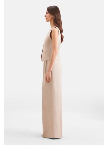 Weste Slim in Beige