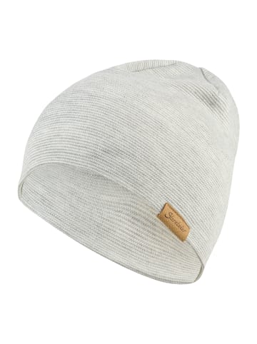 Beanie feine Streifen in rauchgrau
