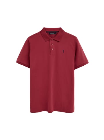 Poloshirt RIGBY GO POLO SS VO in Oxidrot / Gebranntes Rot