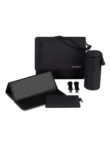 Wickeltasche Urban & Mulltuch Blaubaer in Coal