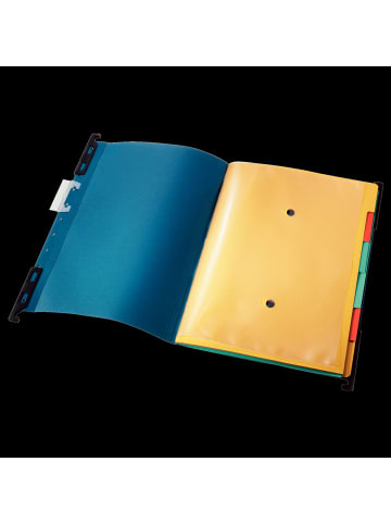 Hängemappe Divide-it-Up mit 6 Fächern Karton blau