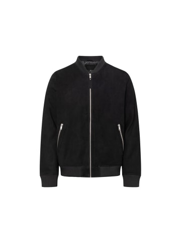 Lederjacke Finley Bomber in schwarz