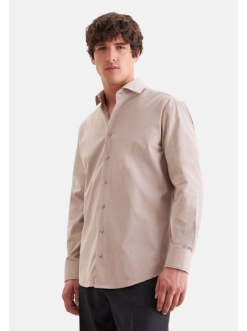 Casual Hemd Regular in Beige