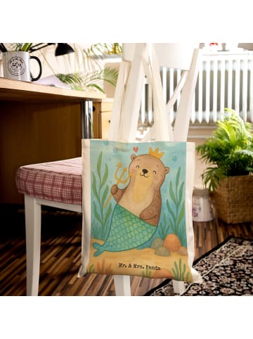 Tote Bag Wassermann Astrologie Design ohne Spruch in Weiß