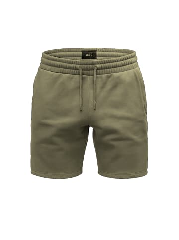Sweatshorts mit elastischem Bund – Casual Fit in Olive