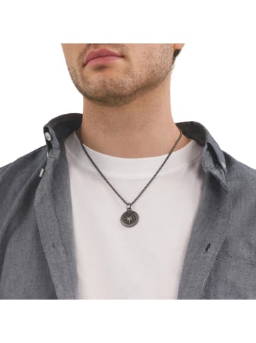 Kette mit Anhänger Edelstahl, IP gun in grau