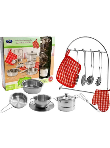 Set Edelstahltöpfe für Kinder 23 Elemente