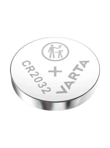Varta Knopfzelle CR 2032 3 V 2 St. 220 mAh Lithium-Batterie in Silber