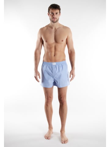 Boxershort 2Er Pack Dakota in blau-hell-Karo