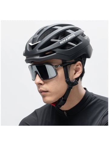 Rockbros HC 58BK M Fahrradhelm 55 58 cm Schwarz und