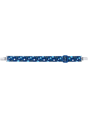 Elastik-Gürtel Clip Sterne in Blau