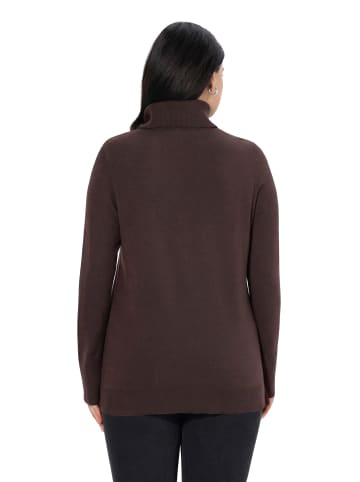 Pullover in mahagoni