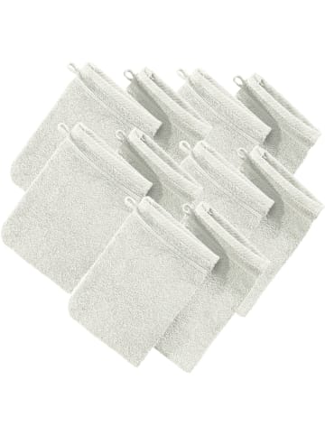 Frottier Waschhandschuh 10er-Pack Heidelberg in creme