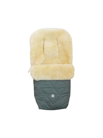 Lammfell - Kinderwagen Fußsack Coosy salbei green
