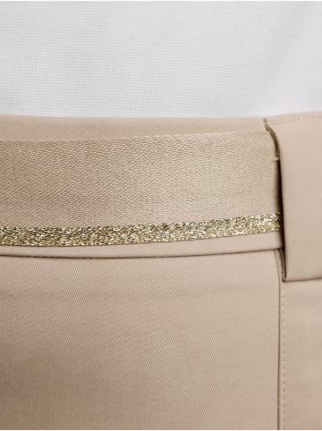 Lyocell-Polyester-Rock in beige