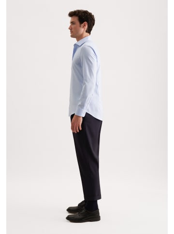 Business Hemd Slim in Mittelblau