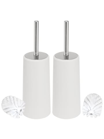 WC-Bürste 2er Set weiß