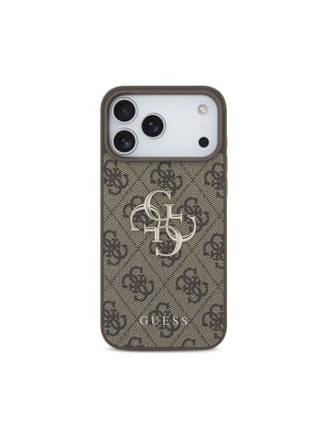 Guess 4G Big Logo kompatibel mit iPhone 18 Pro Max / 17 Pro in Braun