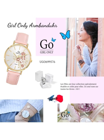 Armbanduhr-Analog Rosa mittel (ca. 36mm) Girl Only Mademoiselle