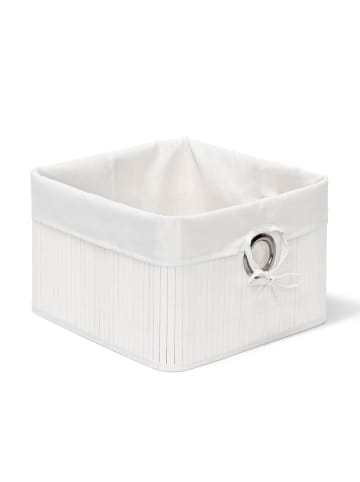 4 x Aufbewahrungskorb in Weiß - (B)31 x (H)20 x (T)31 cm