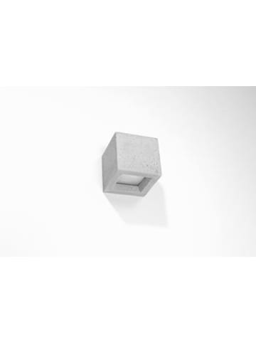 Wandleuchte LEO aus Beton Grau (L)12cm (B)12cm (H)10cm