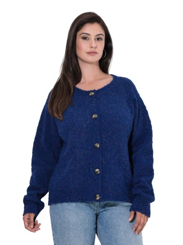 Strickjacke in kobaltblau