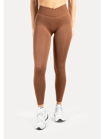 Leggings Silvia Scrunch in Braun