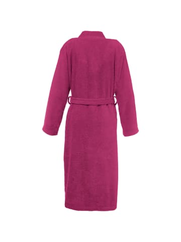 Frottier Unisex-Bademantel Chicago in fuchsia