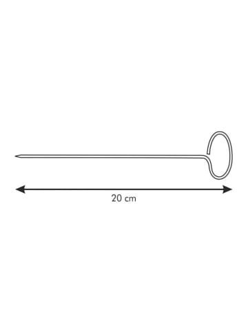 Bratspieß PRESTO 20 cm, 6 Stück in silber
