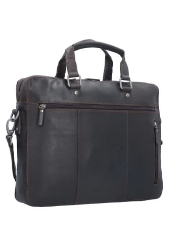 Dakota Aktentasche Leder 37 cm braun