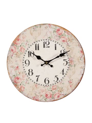 Wanduhr - Rosen - 28 cm