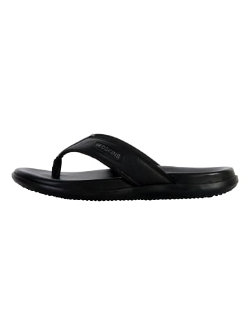 Anakin-Leder-Flip-Flops Schwarz