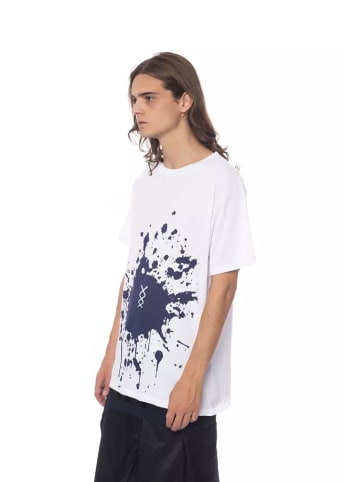 Schwarz Weiß Baumwolle Herren T-Shirt